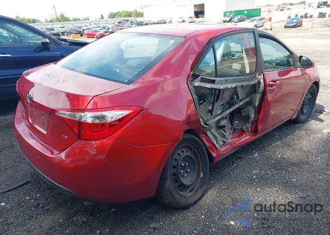 2015 Toyota Corolla Le from USA, damaged, VIN 2T1BURHE4FC231841